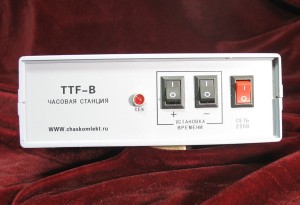 Блок управления уличными часами до 1,5 метра диаметром